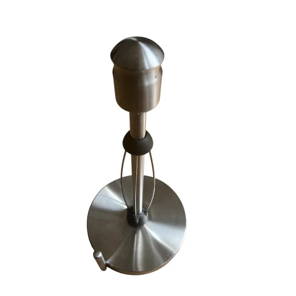 Kamenstein Perfect Tear Freestanding Paper Towel Holder Silver Weighted